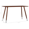 Dining Table Brown 120x60x74 cm MDF Furniture