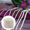 5mm Natural Beige Cotton Twisted Cord Ropes Macrame String Artisan DIY Craft Set