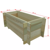 Garden Raised Vegetable Bed Impregnated Pinewood Plant Flower Pot Box 3 Sizes