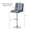 1/2x Bar Stool Hub Pub Kitchen Breakfast Swivel Gas Lift Chair Stool Dining Room