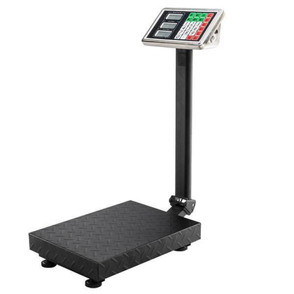 100KG/220lbs Heavy Duty LCD Digital Industrial Platform Postal Weighing Scales
