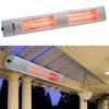 Outdoor Electric Heater Garden Wall Mounted Warmer Halogen Remote Adjustable