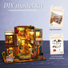 DIY Miniature Dollhouse Kit 1:24 Scale Wooden Room Making Kit with brWfm