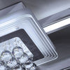 Modern LED Ceiling Light LivingRoom Ceiling Lamp White 4-Square Chandelier Lamp