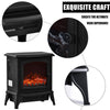 Electric Fireplace Log Burning Flame Effect Stove Fire Heater Thermal Wood 2000W