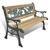 Antique-design Garden Metal Bench Seat Outdoor Decorative Cast Iron Park Chairs