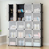 Plastic Storage Wardrobe Clothes Shoe Shelf Organizer Cupboard Closet Cabinet