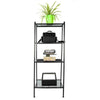 4 Tier Ladder Shelf Bookcase Storage Rack Metal Display Plant Stand Home Office