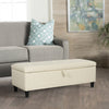 Faux Leather Storage Ottoman Seat Stool Bench Chest Toy Box Pouffee Footstool UK