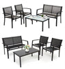 Outdoor Garden Textiles Furniture Conservatory Sets with Table and Chairs for 4
