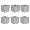 6pcs Foldable Storage Collapsible Box Home Clothes Organizer Fabric Cube UK