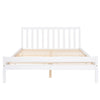 4ft6 Double Size Bed Solid Pine Wood Bed Frame for Adults Kids Teenagers NT