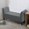 Bedroom Linen Window Seat Sofa Side Ottoman Storage Blanket Box Bench Footstool