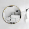 Large Round Wall Mirror Bedroom Bathroom Metal Frame Vanity Mirror Wall Mounted