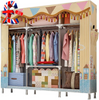 Extra Large Wardrobe Storage Closet Portable Organizer Shelves Rack , F
