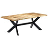 Dining Table 200x100x75 Solid Wood K4I7