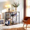 Vintage Kitchen Backer's Rack Utility Storage Shelf Microwave Oven Stand, Brown