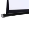 Projector Screen Manual Pull Down Wall Mounted Matt White Home Cinema 60-120''