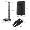 2 IN 1 38L Folding Shopping Trolley Truck Grocery Luggage Carrier Bag 2 Wheels