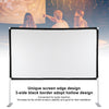 Projector Screen with Stand 100 inch Outdoor Indoor Movie Projection Screen 16:9