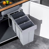 30L/40L Recycle Bin Pull Out Kitchen Cabinet Cupboard Waste Bin Integrated 430mm