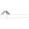 Chicken Coop 8x2x2 m Galvanised Steel I9M7