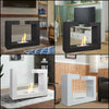 Bio Ethanol Fireplace with Adjustable Flames Floor/Tabletop Heater Fireplace NEW