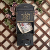 Vintage Wall Mounted Mail Letter Box Lockable Steel Post Mailbox Large Postbox