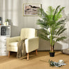 Artificial Palm Tree Fake Decorative Plants with Plastic Pot Non Toxic Material