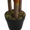 4ft Tropical Artificial Palm Tree Large Plants Fake Bamboo Leafs Garden Decor