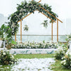 Set of 2 Cabin Shaped Wedding Arch Frame Party Flower Balloon Stand Garden Decor