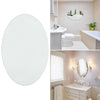 60/70cm Large Oval Wall Mounted Bathroom Mirror Makeup Dressing Mirror Frameless