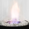 Round Bio ethanol Fireplace In & Outdoor Camping TableTop Fire Burner Bioethanol