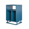 Dorel Novogratz Regal Turntable HiFi Stand in Bright Blue Finish