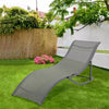 2pcs Recliner Chair In Outdoor Sun Lounger Balcony Garden Patio Furniture Rest