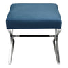 Velvet Footstool Pouffe Ottoman Footrest Makeup Dressing Table Stool Chair Bench