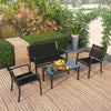 Outdoor Garden Textiles Furniture Conservatory Sets with Table and Chairs for 4
