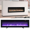 Electric Fireplace Standing/Insert/Wall Fire LED Flame Effect Logs Home Heater
