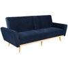 Velvet 3/4 Seater Sofa Multifuctional Recliner Sofa Bed Sleeper Function Sofabed
