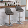 1/2/4/6x Bar Stools Gas Lift Swivel Faux Leather Kitchen Breakfast Counter Salon