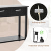 Modern Console Table 2 Drawer w/Shelf Dressing Table Hallway Hall Desk Furniture