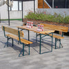 Outdoor Garden Beer Bench & Table 3pcs Foldable Picnic Party Table Furniture Set