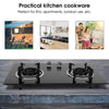 2 Burners Gas Hob Liquefied Stove Cooker Indoor Home Kitchen Cookware 73cm UK