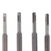 4 PIECES SDS CHISEL SET FOR HAMMER DRILL FLAT POINTED GROOVE GOUGE 250mm MASONRY