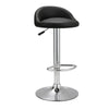 Pair of Grey / Black Bar Stools Gas Lift Swivel Home Kitchen Breakfast Chairs