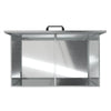 LARGE GALVANISED FEED BIN 1/2/3 COMPARTMENTS. HORSE,CHICKEN ,FEED ,GRAIN 112.5CM