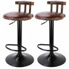 2PCS Bar Stools Swivel Bar Stool Comfortable Chair Seat Garden Shed Pub Leisure