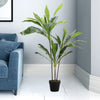 Artificial Banana Plant Realistic Fake Tree Ficus Banyan Rose Flower House Décor