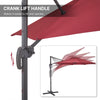 3M Garden Roma Umbrella Cantilever Wine Hanging Parasol Outdoor Patio Sun Shade