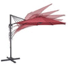 3M Garden Roma Umbrella Cantilever Wine Hanging Parasol Outdoor Patio Sun Shade